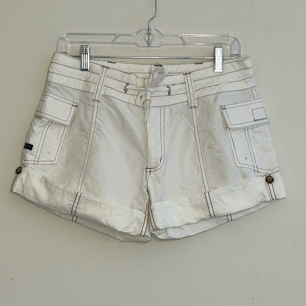 Athleta Cotton Blend Cargo Shorts Size S